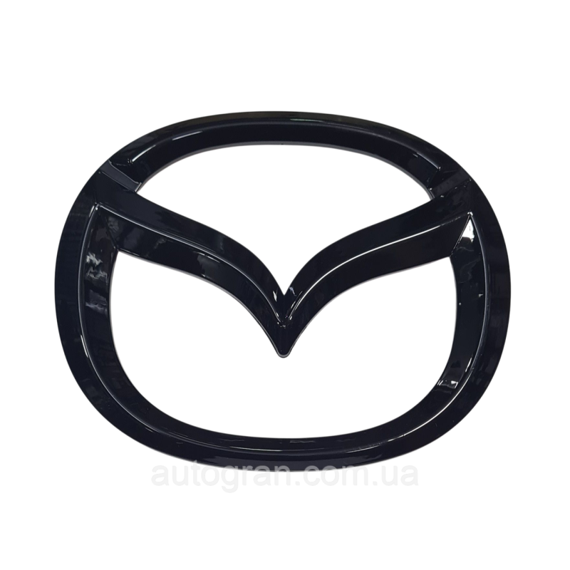 Емблема кришки багажника Mazda 14см*11см чорна