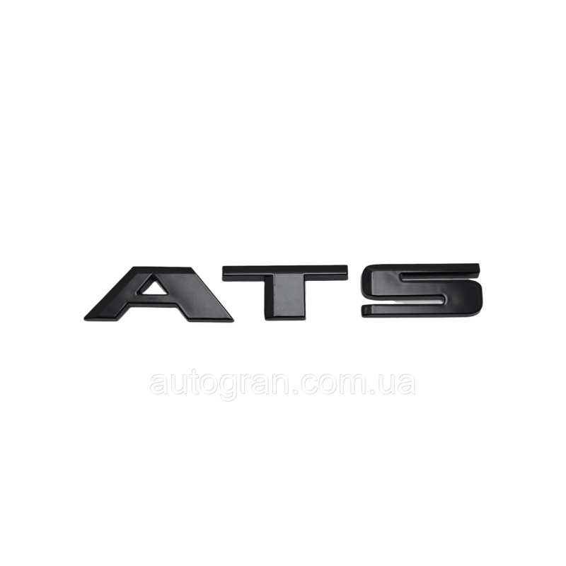 Емблема напис багажника Cadillac ATS чорна