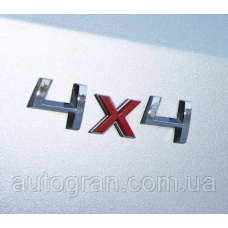 Емблема напис багажника Skoda 4x4 тип1