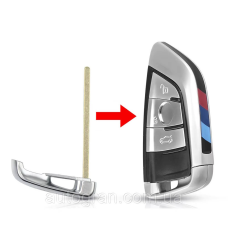 Змінна заготовка аварійного ключа для смарт ключа BMW