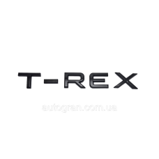 Емблема напис багажника VW Volkswagen T-rex Trex чорна