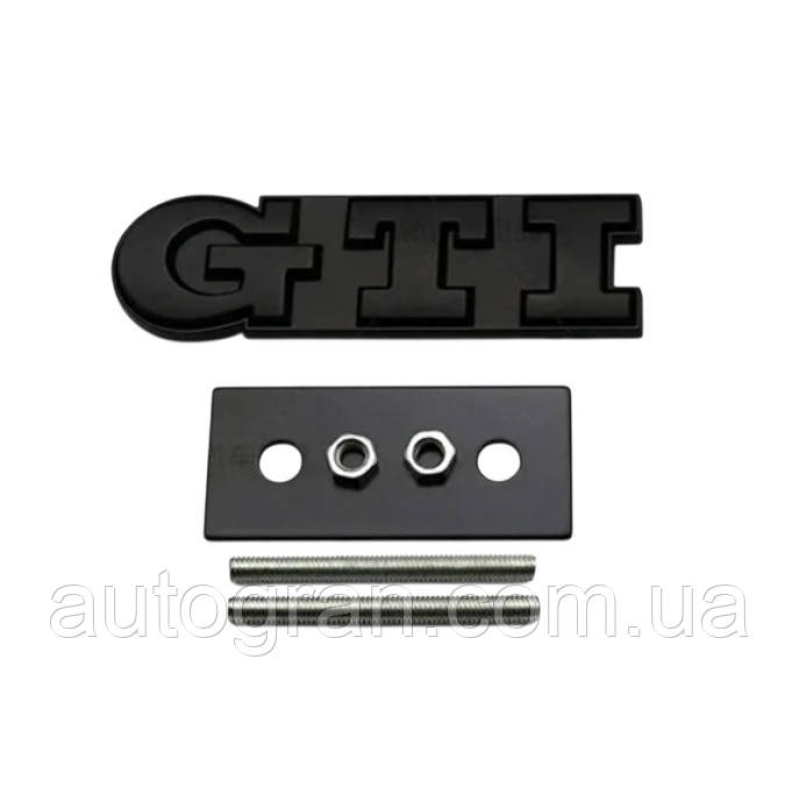 Емблема решітки радіатора GTI для VW Volkswagen Golf чорна Емблема решітки радіатора GTI для VW Volkswagen Golf чорна