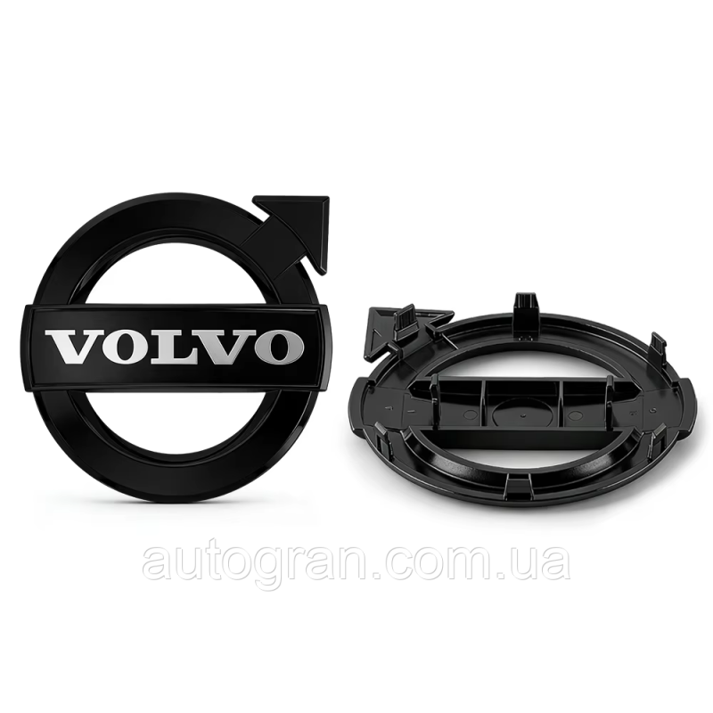 Емблема решітки радіатора Volvo чорна