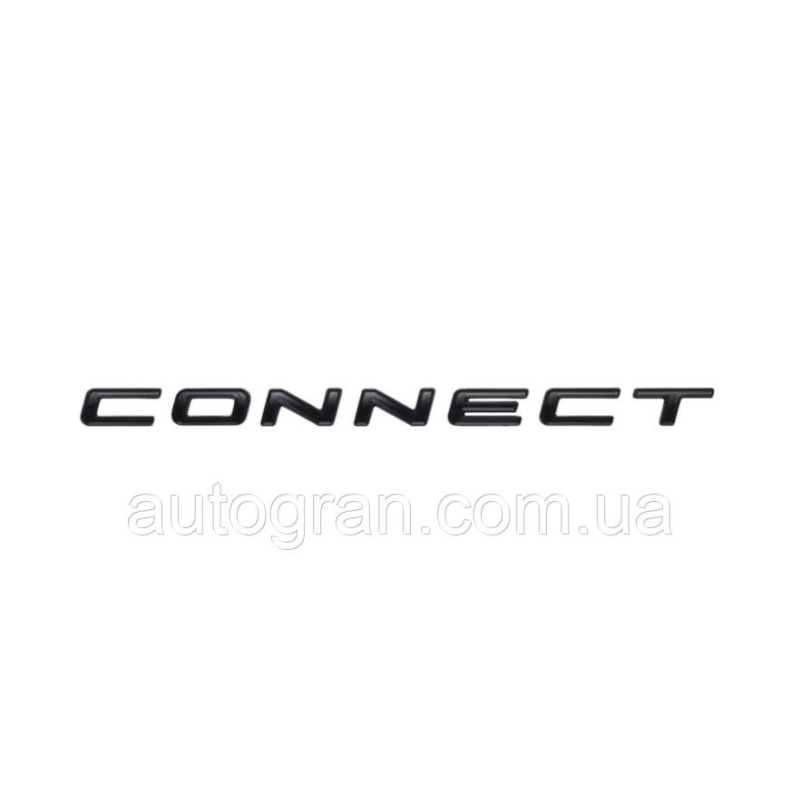 Емблема напис багажника Ford Connect чорна Емблема напис багажника Ford Connect чорна