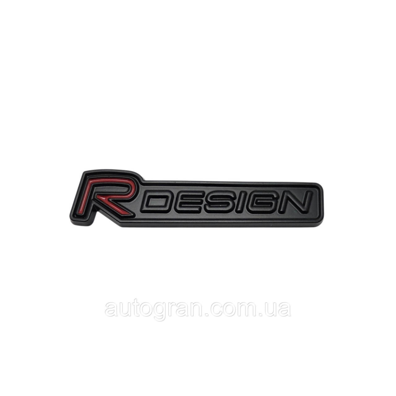 Емблема кузова Volvo Rdesign чорна Емблема кузова Volvo Rdesign чорна