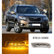 Вказівник повторювач повороту в дзеркал Hyundai Santa Fe 2010-2012 Veracruz IX55 лівий