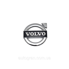 Емблема руля Volvo хром+чорна