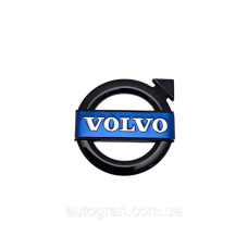 Емблема руля Volvo чорна з синім