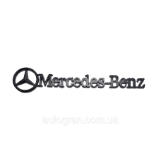 Емблема кузова Mercedes чорна
