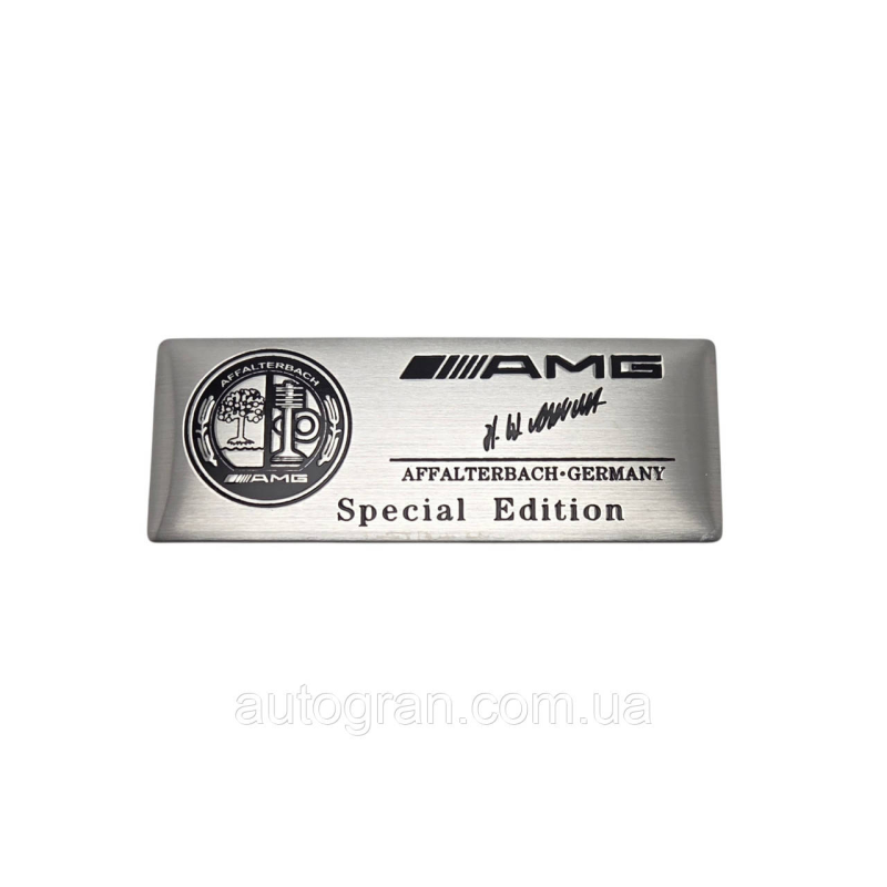 Емблема на кузов або для декору салону AMG Special edition срібло Емблема на кузов або для декору салону AMG Special edition срібло