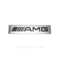 Емблема на кузов або для декору салону AMG  срібло