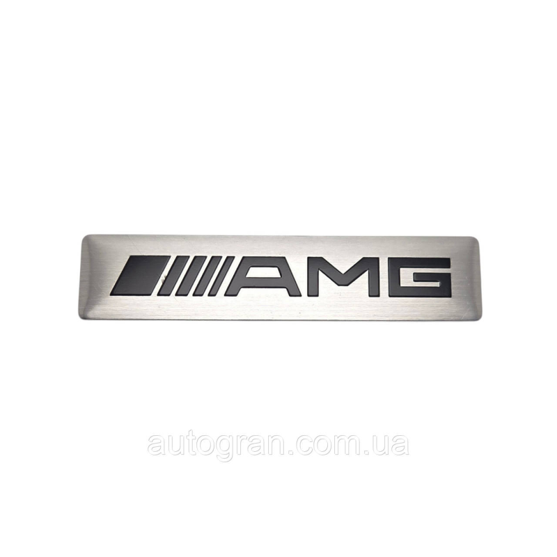Емблема на кузов або для декору салону AMG  срібло