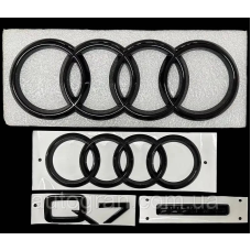 Комплект емблем антихром Audi Q7 2007-2016