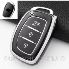 Чохол на смарт ключ Hyundai Tucson Santa Fe Sonata Elantra Creta Ix35 I10 I30 I40 3 кнопки