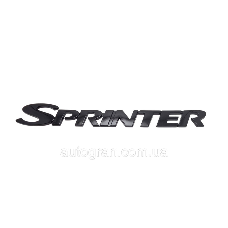 Емблема напис багажника Mercedes Sprinter 2006- чорна