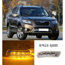 Вказівник повторювач повороту в дзеркал Hyundai Santa Fe 2010-2012 Veracruz IX55 правий