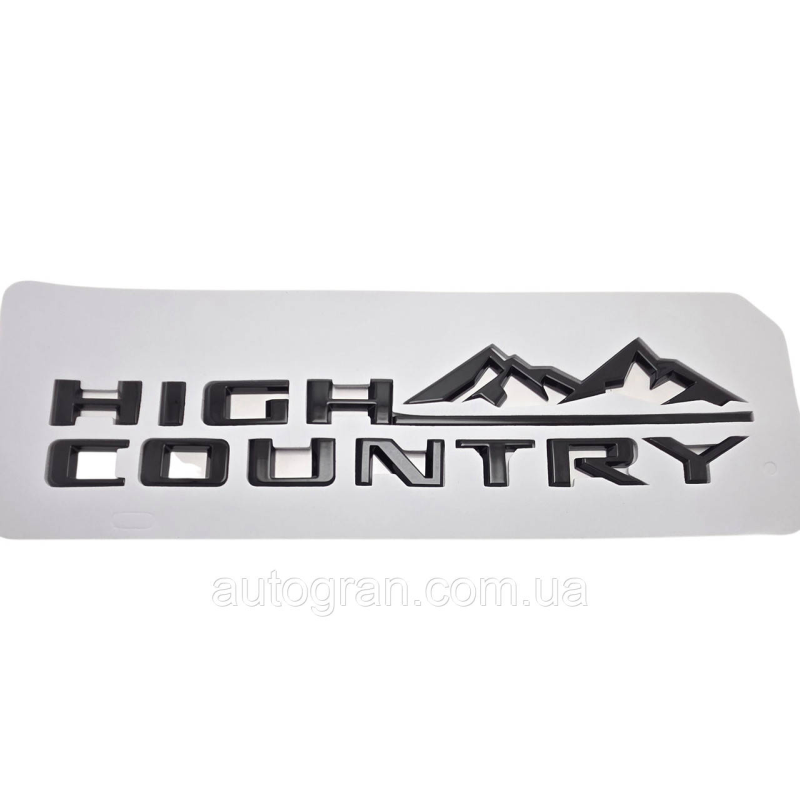 Емблема High Country чорна Емблема High Country чорна