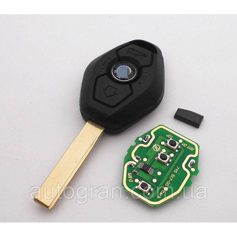 Ключа BMW ромб з платою HU92 315/433Mhz ID44 Ключа BMW ромб з платою HU92 315/433Mhz ID44