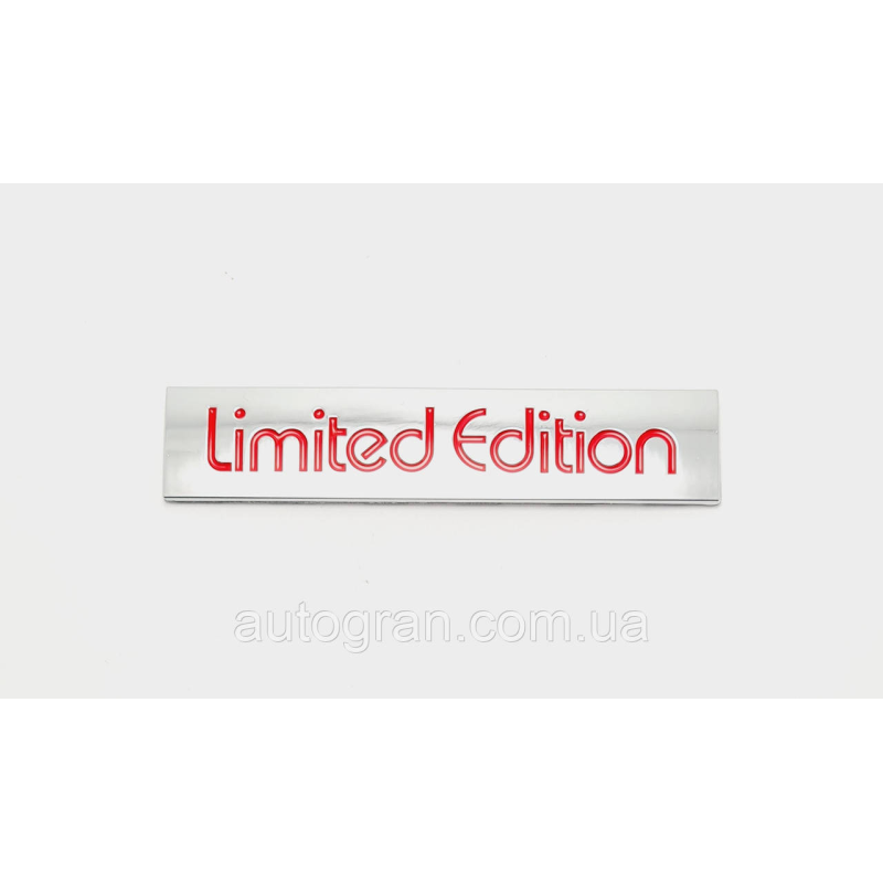 Емблема напис багажника Limited Edition