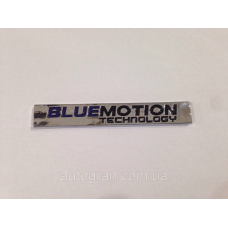Емблема напис багажника Volkswagen Bluemotion