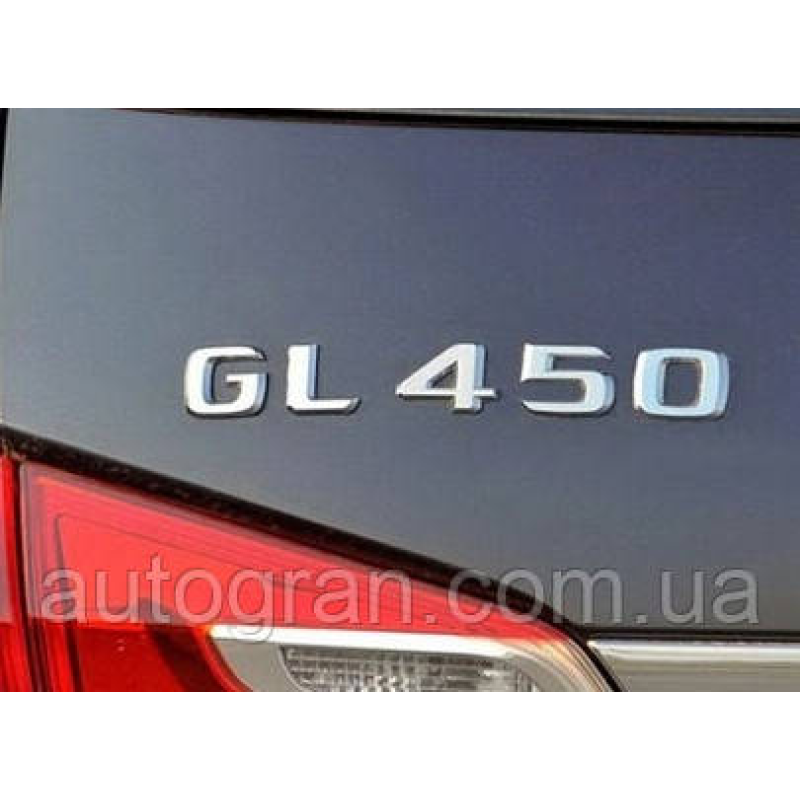 Емблема напис багажника Mercedes GL450 Емблема напис багажника Mercedes GL450
