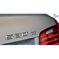 Емблема напис багажника BMW 530d