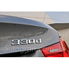 Емблема напис багажника BMW 330d