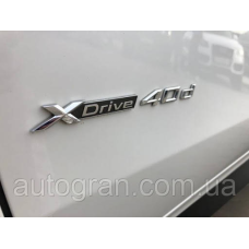 Емблема напис BMW Xdrive 4.0d