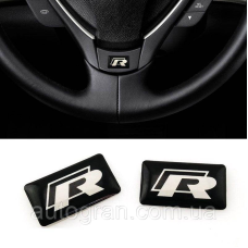 Емблеми на диски та кермо Volkswagen R-line Rline