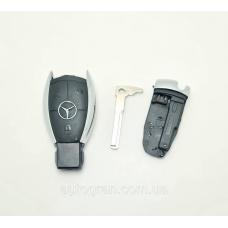 Корпус смарт ключа Mercedes рибка новий тип з тримачем батарейки
