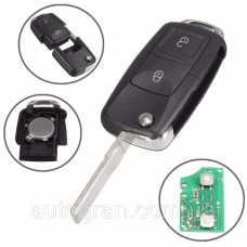 Ключ викидний Volkswagen 2 кнопки 1J0959753AG 433MHz ID48