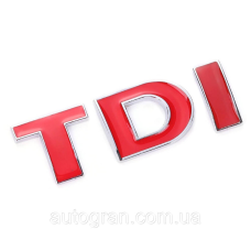 Емблема напис багажника VW Volkswagen TDI тип4