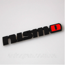 Емблема кузова Nismo чорна