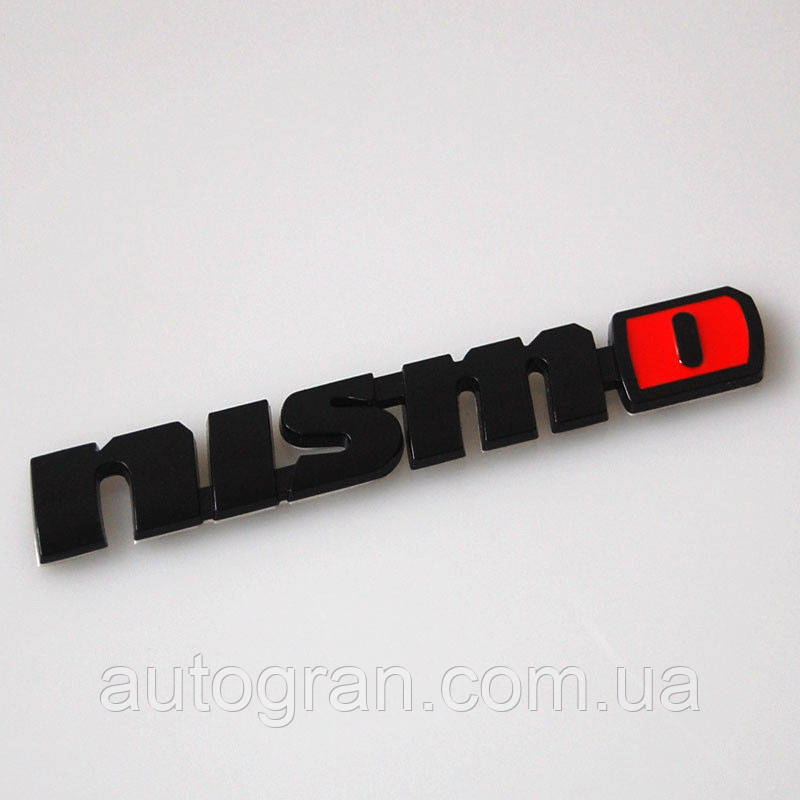 Емблема кузова Nismo чорна Емблема кузова Nismo чорна