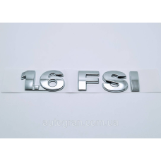 Емблема напис багажника VW Volkswagen Polo Golf Caddy Touran 1.6 FSI