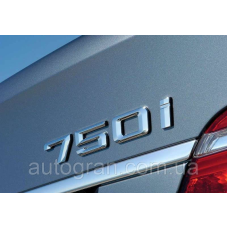 Емблема напис багажника BMW 750i