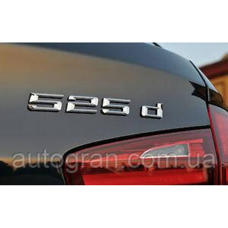 Емблема напис багажника BMW 525d Емблема напис багажника BMW 525d