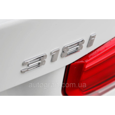 Емблема напис багажника BMW 318i
