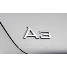 Емблема напис багажника Audi А3