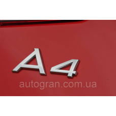 Емблема напис багажника Audi А4