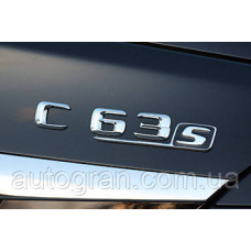 Емблема напис багажника Mercedes C63s