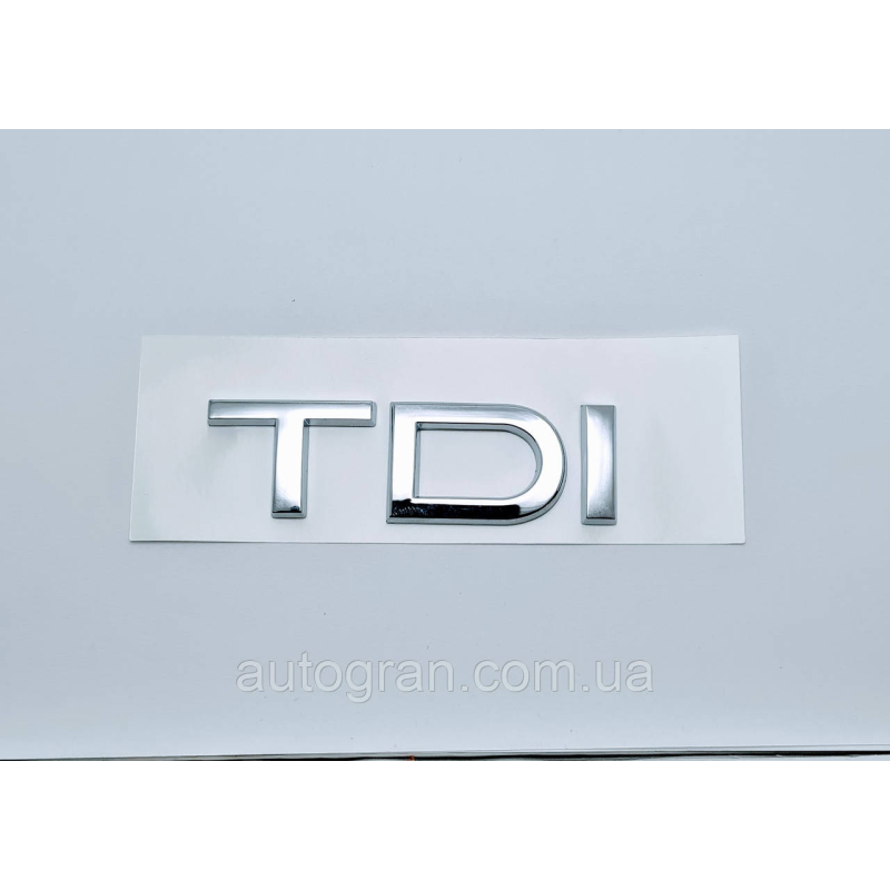 Емблема напис багажника Audi TDI Емблема напис багажника Audi TDI