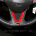 Емблема керма та дисків Mitsubishi Ralliart чорна Емблема керма та дисків Mitsubishi Ralliart чорна