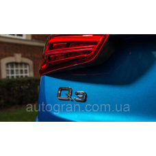 Емблема напис багажника Audi Q3