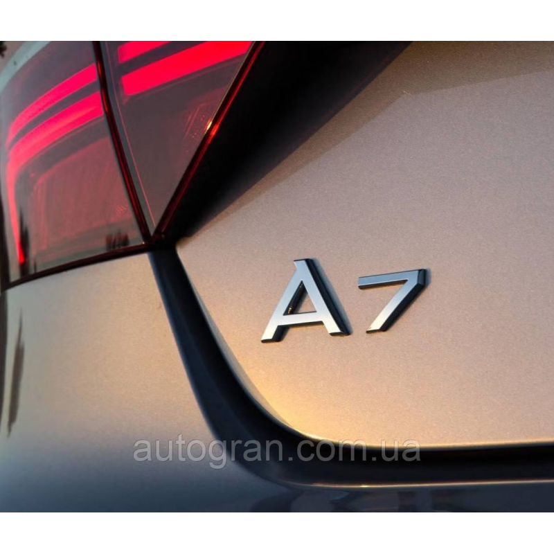 Емблема напис багажника Audi A7