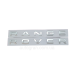 Емблема напис капота Range Rover срібна матова
